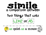Simile and Metaphor Poster