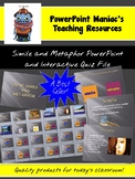 Simile and Metaphor PowerPoint Lesson and Interactive Quiz