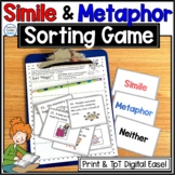 Simile and Metaphor Sorting Game With Print and Digital TpT Easel