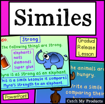 Preview of Similes Activities