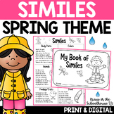 Spring Similes Activities and Worksheets | Figurative Language