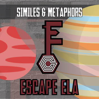 Preview of Similes & Metaphors Escape Room Activity - Printable & Digital Game