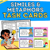 Similes & Metaphors Task Cards: Explain Meaning of Figurat