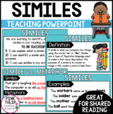 Similes Shared Reading PowerPoint - Guided Teaching