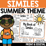 Summer Similes Activities and Worksheets | Figurative Language