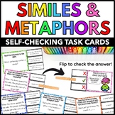 Similes and Metaphors Task Cards Bundle w/ BONUS Similes a