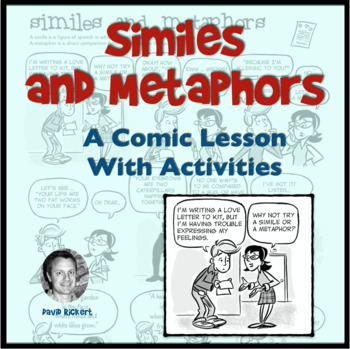 Preview of Similes and Metaphors Comic With Activities