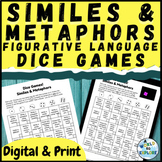 Similes and Metaphors Activity Figurative Language Dice Games