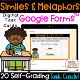 Similes and Metaphors Digital Task Cards | Self-Grading Go