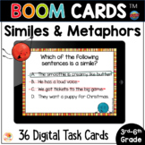 Simile & Metaphor BOOM CARDS Task Cards Figurative Languag