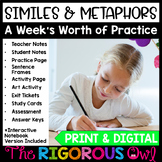 Similes and Metaphors Lesson, Practice & Assessment | Prin