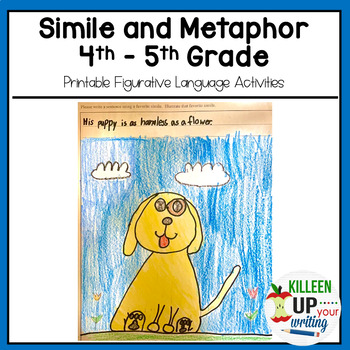 Preview of Similes and Metaphors- Printable Figurative Language Activities