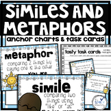 Similes and Metaphors - anchor charts and task cards