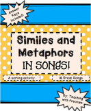Similes and Metaphors in Songs: A Lyric Sort Activity