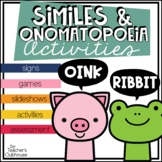 Similes and Onomatopoeia Unit from Teacher's Clubhouse