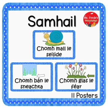Preview of Similes in Irish language (GAEILGE)
