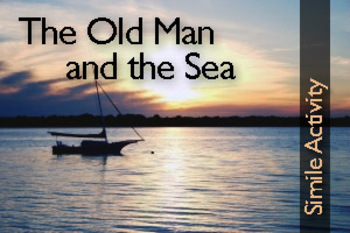 Preview of Similes in The Old Man and the Sea | FREE Activity for The Old Man & The Sea
