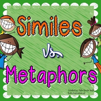 Similes vs. Metaphors PowerPoint by The Techie Teacher | TpT