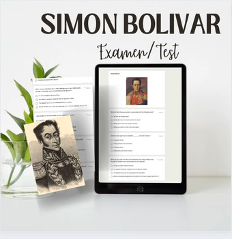 Preview of Simon Bolivar Test