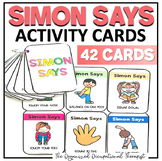 Simon Says Activity Cards Brain Break Game