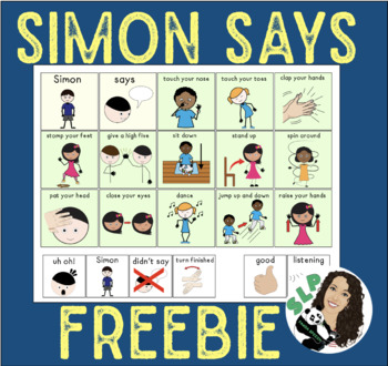 Simon Says FREEBIE by Panda Speech
