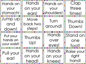 Simon Says Ideas (with Free Printable) - The Best Ideas for Kids