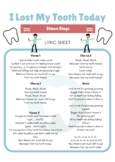 Simon Singz - I Lost My Tooth Today (A4 Lyrics)
