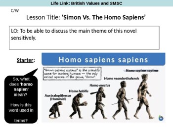 Preview of Simon Vs The Homosapians Full Scheme of Work