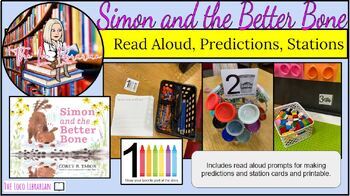 Preview of Simon and the Better Bone: Read Aloud, Predictions Lesson, and Stations