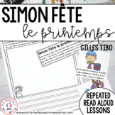 French Reading Comprehension - Simon fête le printemps (Re