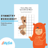 Simon the Symmetrical Bear - Symmetry Worksheet