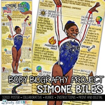 Preview of Simone Biles, American Olympian Champion, Advocate, Body Biography Project