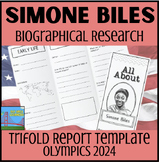 Simone Biles Biographical Research Project Template | Blac