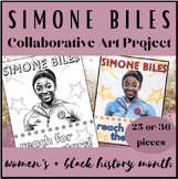 Simone Biles- Collaborative Art Mural Activity- Women's + 