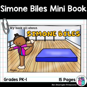 Preview of Simone Biles Mini Book for Early Readers: Black History Month
