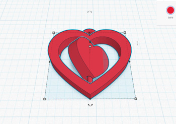 Preview of Simple 3D Printing Fundraiser - Spinning 3D heart