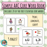 Simple AAC Core Word Book