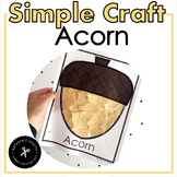 Simple Acorn Craft A Fine Motor Activity