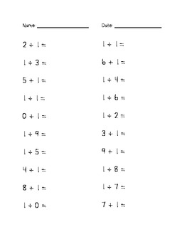 Simple Addition {1+} by Erin Ward | Teachers Pay Teachers