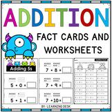 Simple Addition Facts Fluency to 20 With Ten Frames: Cards