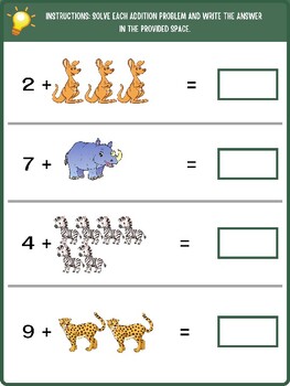 Simple Addition : Practice Worksheet by Anny999 | TPT