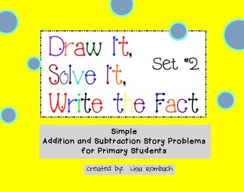 Preview of Simple Addition & Subtraction Story Problems SmartBoard lesson Set 2