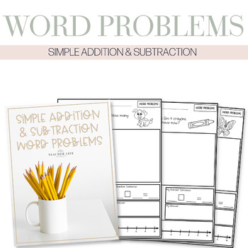 Preview of Simple Addition and Subtraction Word Problems