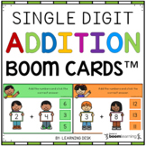 Simple Addition to 20 Kindergarten Boom Cards
