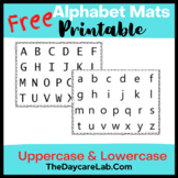 Simple Alphabet Charts: Uppercase & Lowercase Letters