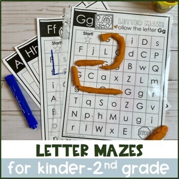 Simple Letter Identification & Recognition Activities | TPT