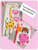 Elementary Simple Animal Valentine's Day Craft- Adjectives