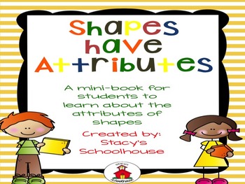 Preview of Attributes of Shapes Book: Student Interactive