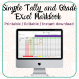 Simple Automatic Excel Grade Book
