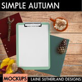 Simple Autumn Styled Mockups
